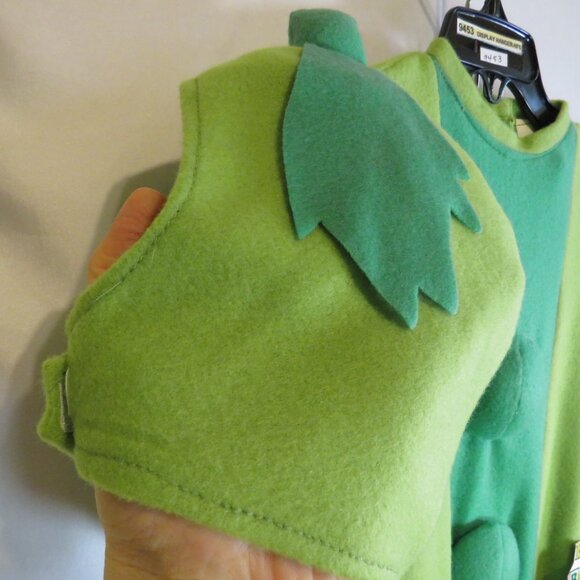Baby Pea in a Pod w Hat Bodysuit Halloween Costume Vegetable plush - Picture 6 of 10